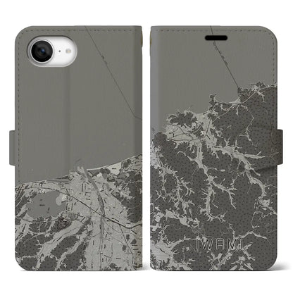 【岩美（鳥取県）】地図柄iPhoneケース（手帳タイプ）