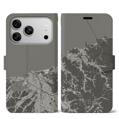 【岩美（鳥取県）】地図柄iPhoneケース（手帳タイプ）