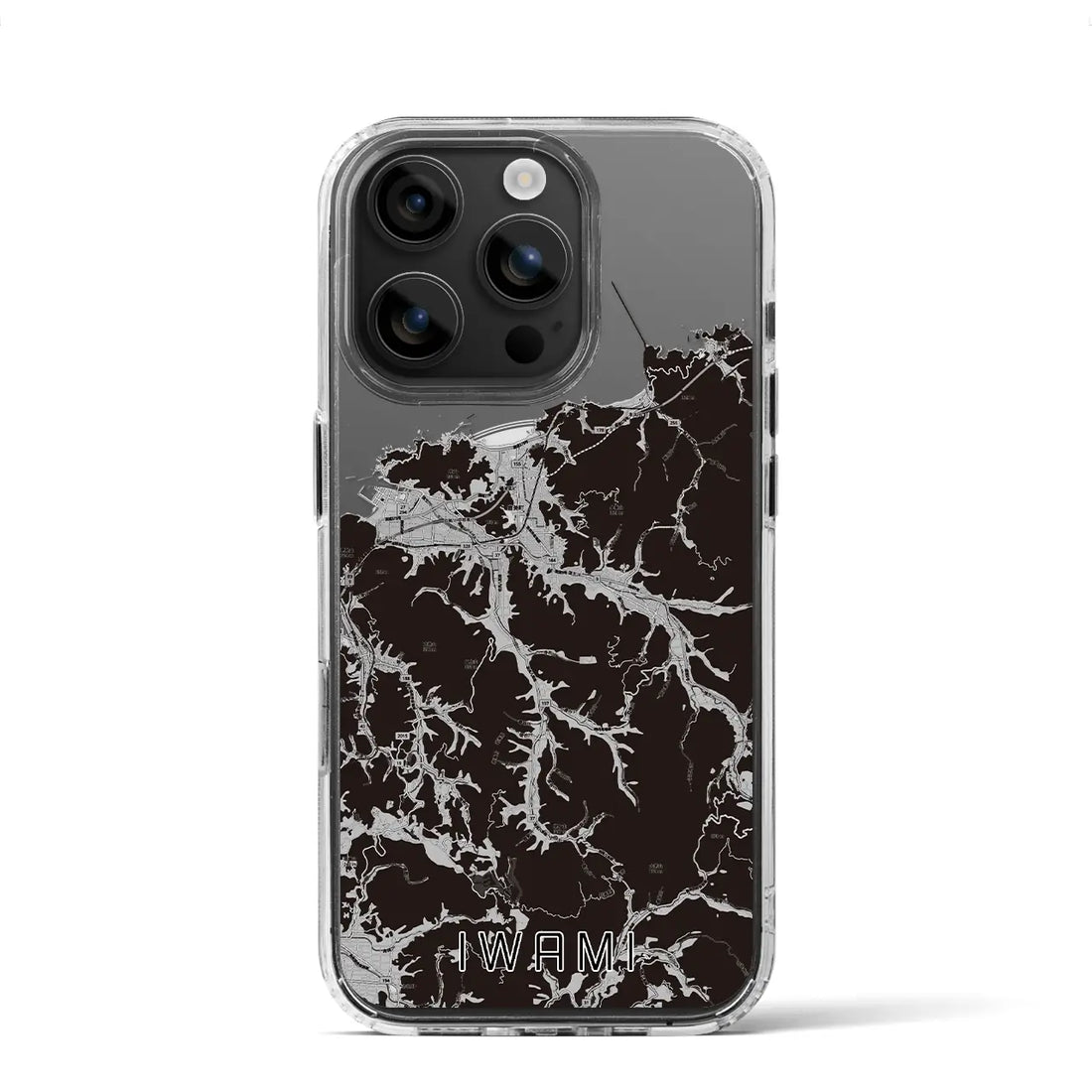 【岩美(鳥取県)】地図柄iPhoneケース(MagSafeタイプ)