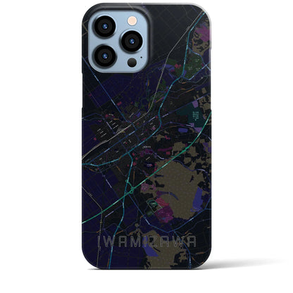 【岩見沢（北海道）】地図柄iPhoneケース（バックカバータイプ）