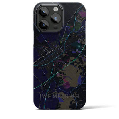 【岩見沢（北海道）】地図柄iPhoneケース（バックカバータイプ）