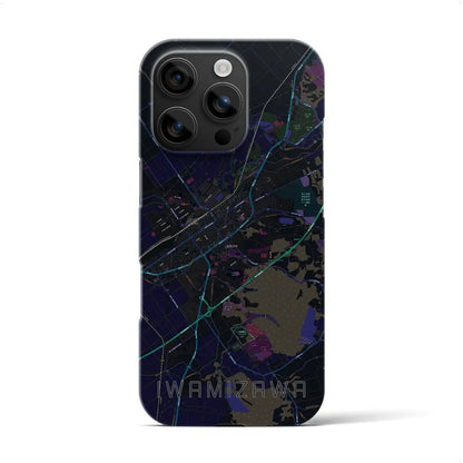 【岩見沢（北海道）】地図柄iPhoneケース（バックカバータイプ）