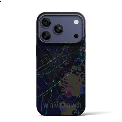 【岩見沢（北海道）】地図柄iPhoneケース（バックカバータイプ）