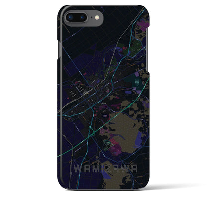 【岩見沢（北海道）】地図柄iPhoneケース（バックカバータイプ）