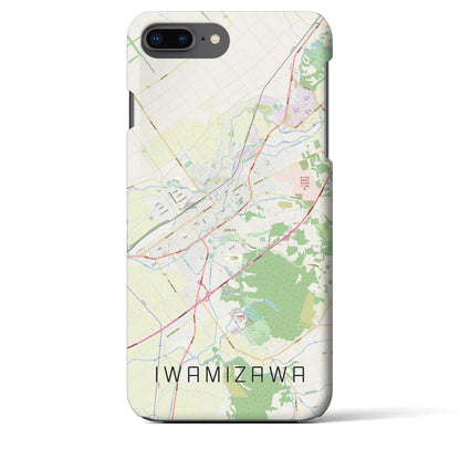 【岩見沢（北海道）】地図柄iPhoneケース（バックカバータイプ）