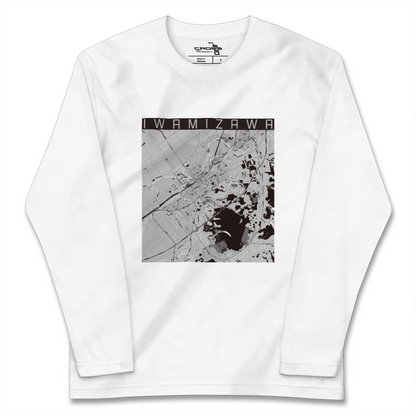【岩見沢（北海道）】地図柄ロングスリーブTシャツ