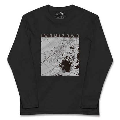 【岩見沢（北海道）】地図柄ロングスリーブTシャツ