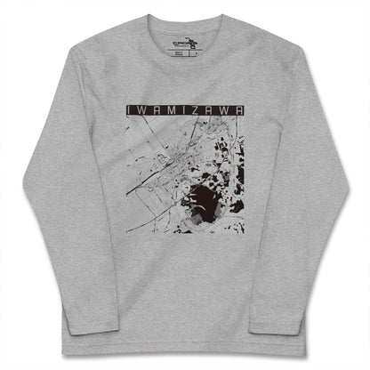 【岩見沢（北海道）】地図柄ロングスリーブTシャツ