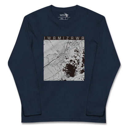 【岩見沢（北海道）】地図柄ロングスリーブTシャツ