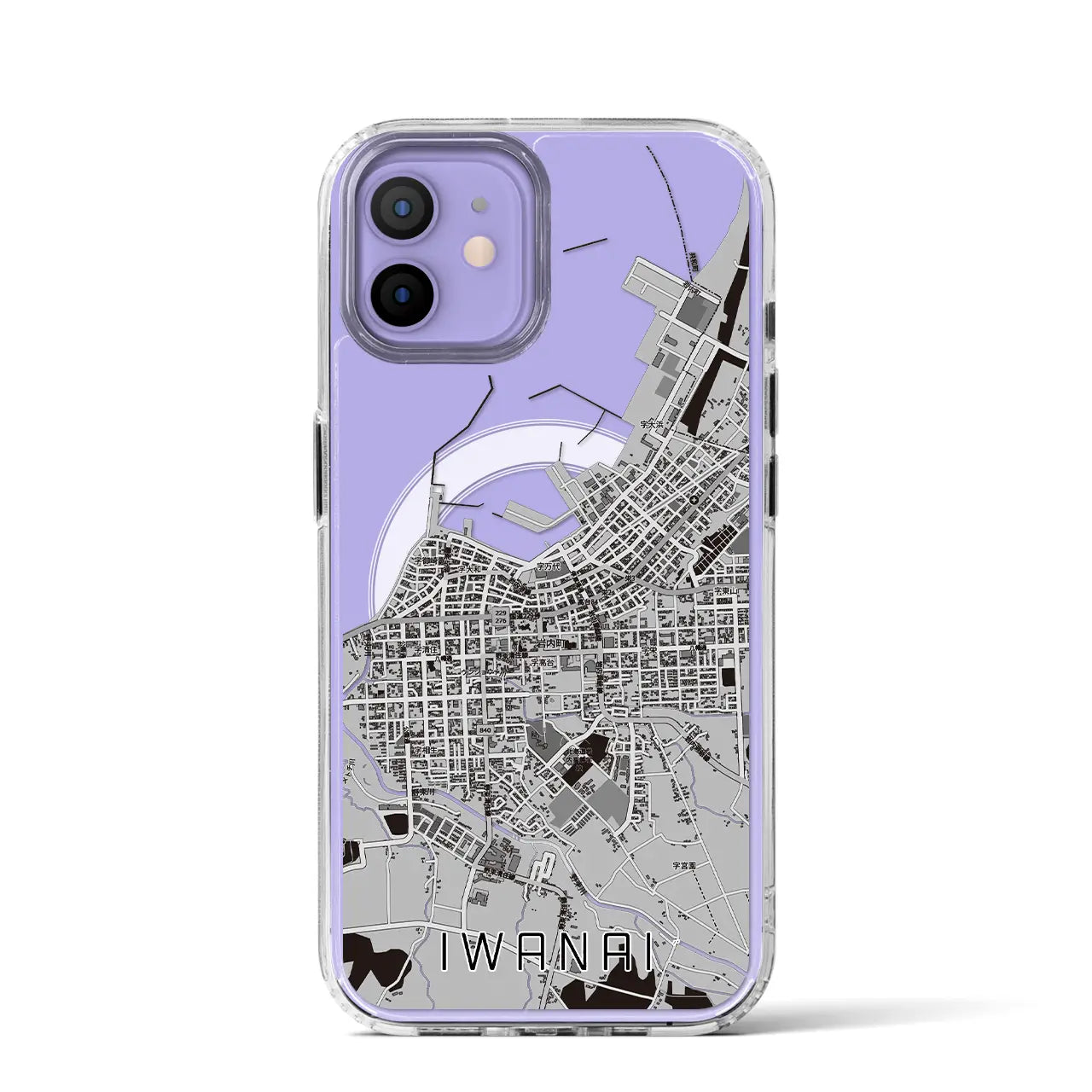 【岩内（北海道）】地図柄iPhoneケース（MagSafeタイプ）
