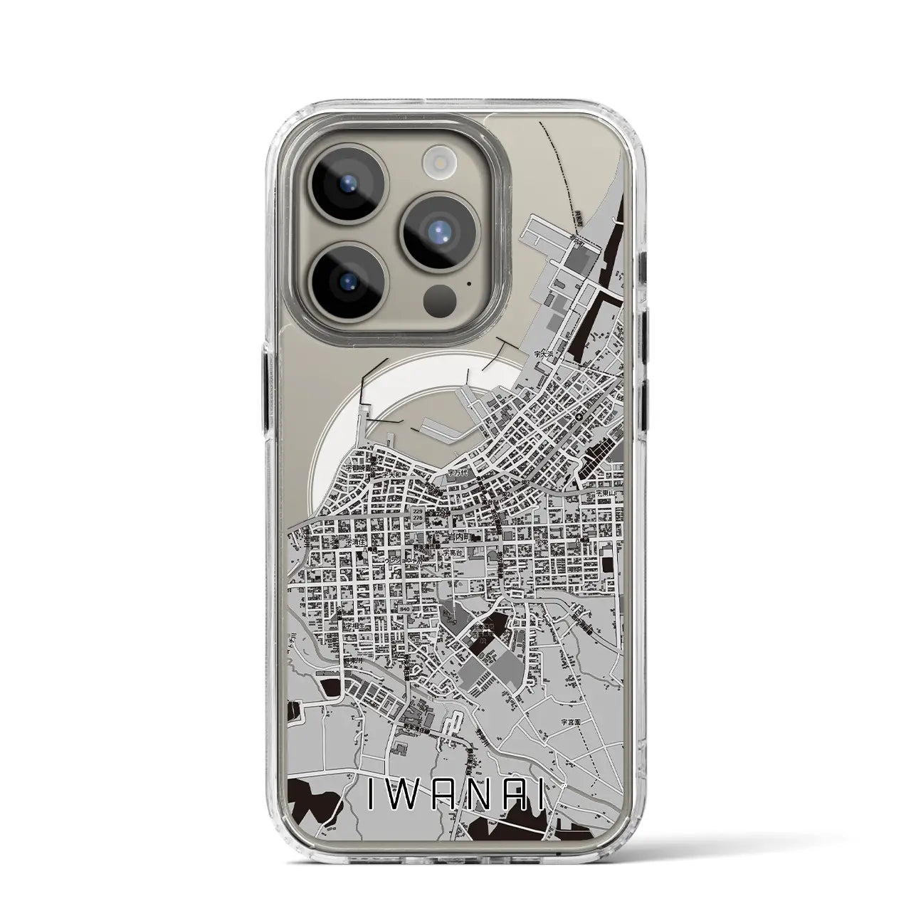 【岩内（北海道）】地図柄iPhoneケース（MagSafeタイプ）