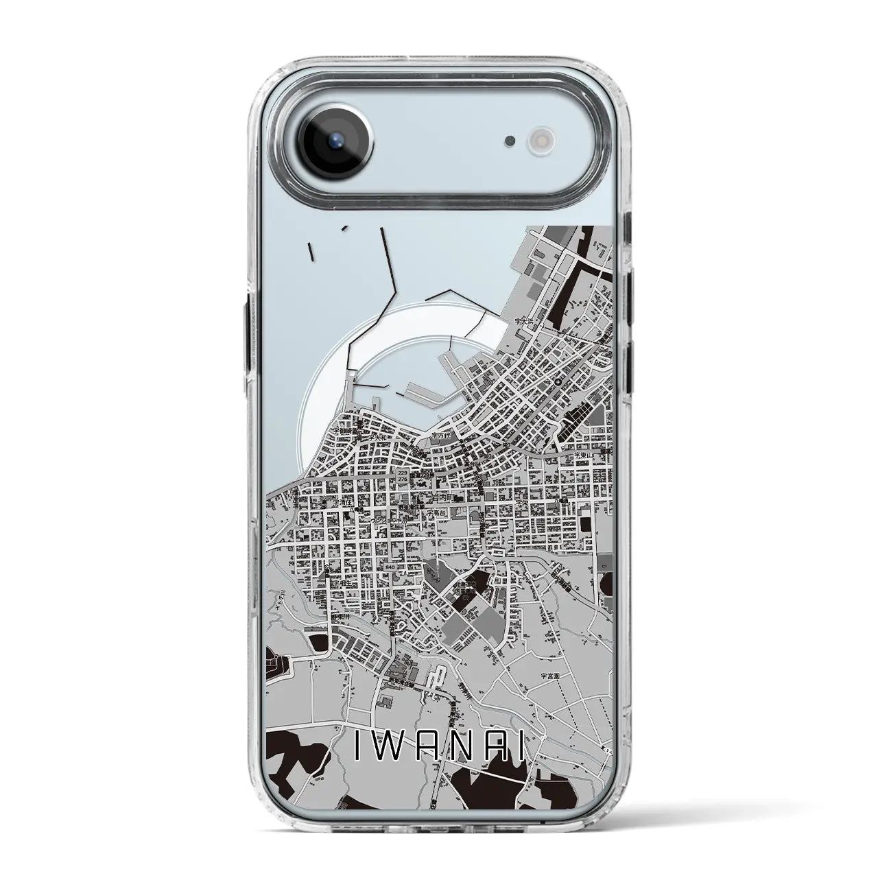 【岩内（北海道）】地図柄iPhoneケース（MagSafeタイプ）