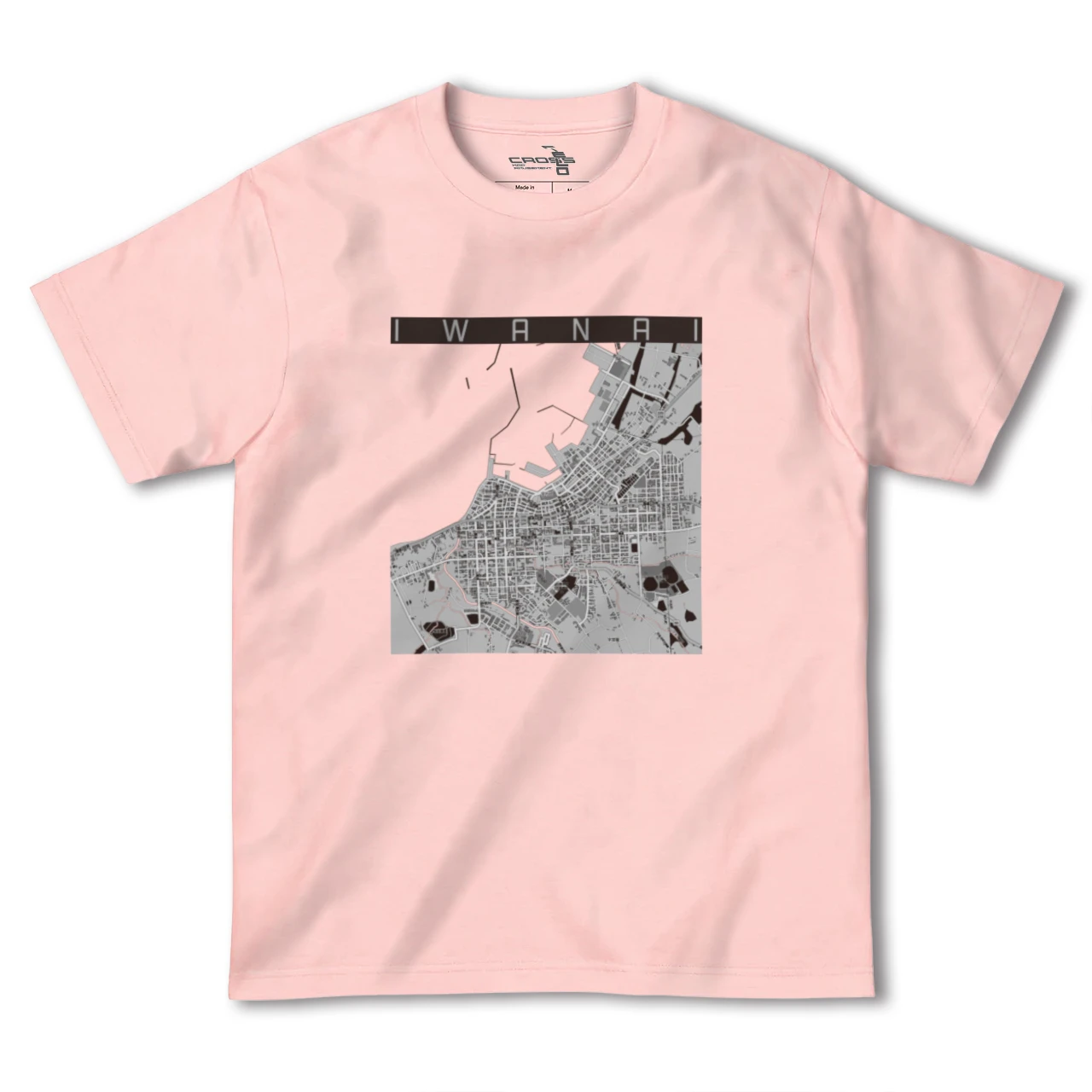 【岩内（北海道）】地図柄ヘビーウェイトTシャツ