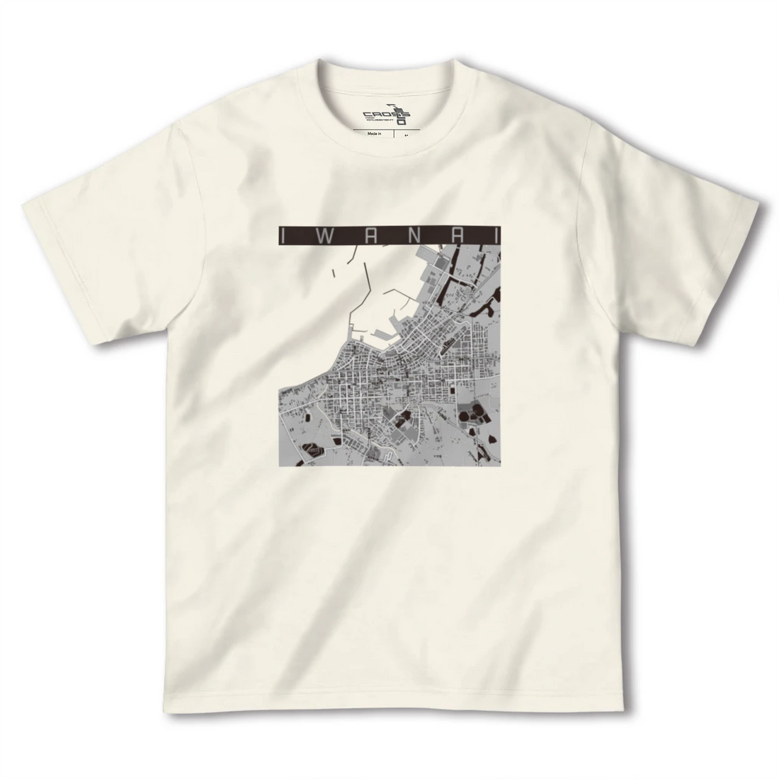 【岩内（北海道）】地図柄ヘビーウェイトTシャツ