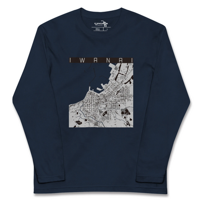 【岩内（北海道）】地図柄ロングスリーブTシャツ
