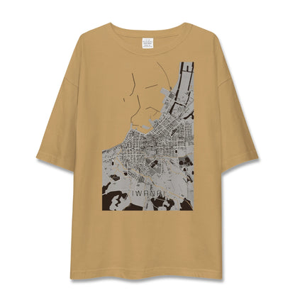 【岩内（北海道）】地図柄ビッグシルエットTシャツ