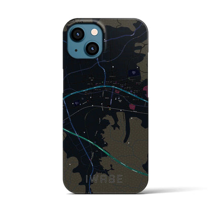 【岩瀬（茨城県）】地図柄iPhoneケース（バックカバータイプ）