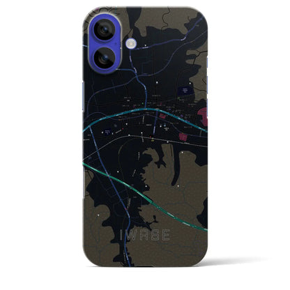 【岩瀬（茨城県）】地図柄iPhoneケース（バックカバータイプ）