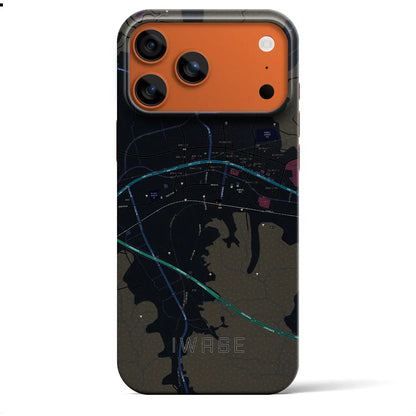 【岩瀬（茨城県）】地図柄iPhoneケース（バックカバータイプ）