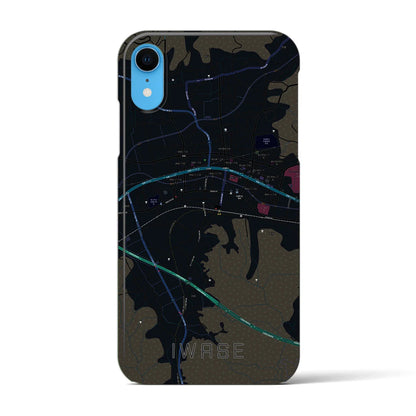 【岩瀬（茨城県）】地図柄iPhoneケース（バックカバータイプ）