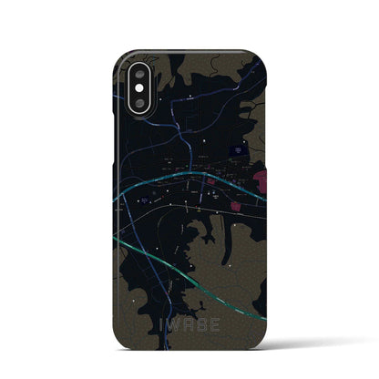 【岩瀬（茨城県）】地図柄iPhoneケース（バックカバータイプ）