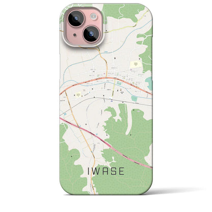 【岩瀬（茨城県）】地図柄iPhoneケース（バックカバータイプ）