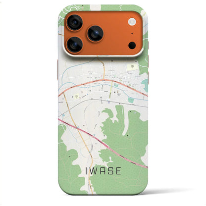 【岩瀬（茨城県）】地図柄iPhoneケース（バックカバータイプ）