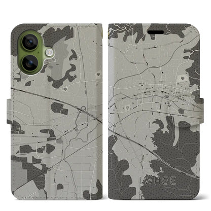 【岩瀬（茨城県）】地図柄iPhoneケース（手帳タイプ）