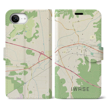 【岩瀬（茨城県）】地図柄iPhoneケース（手帳タイプ）