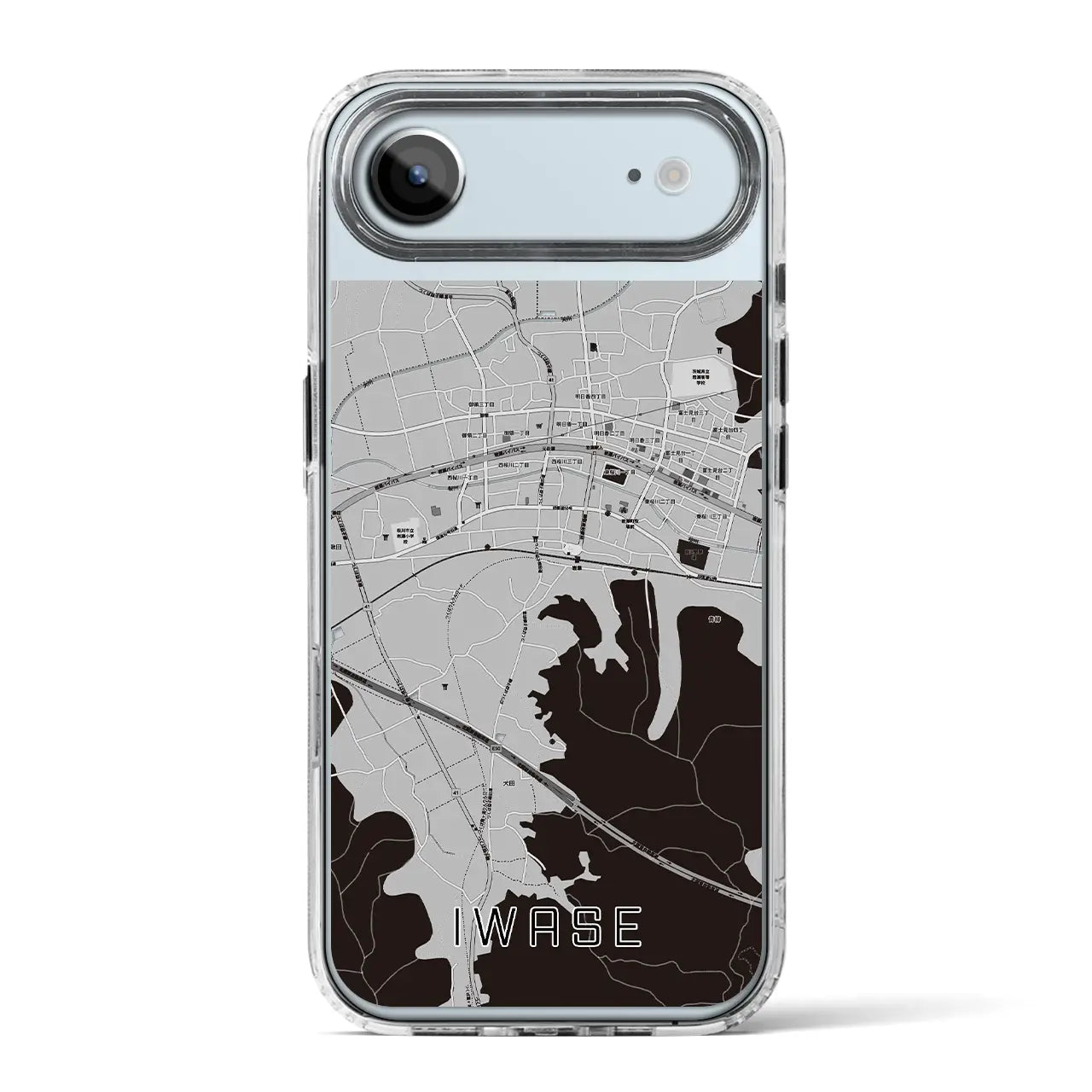 【岩瀬（茨城県）】地図柄iPhoneケース（MagSafeタイプ）