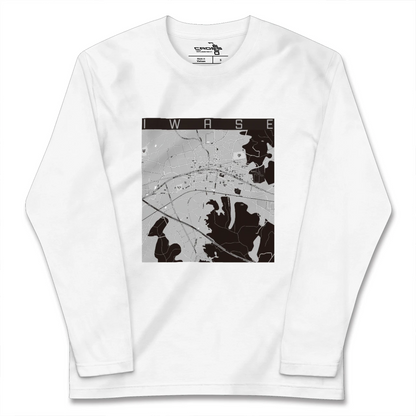 【岩瀬（茨城県）】地図柄ロングスリーブTシャツ