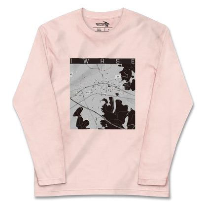 【岩瀬（茨城県）】地図柄ロングスリーブTシャツ