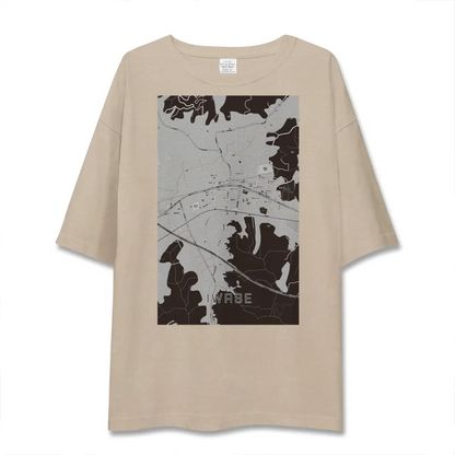 【岩瀬（茨城県）】地図柄ビッグシルエットTシャツ