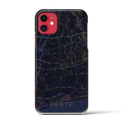 【磐田（静岡県）】地図柄iPhoneケース（バックカバータイプ）