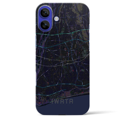 【磐田（静岡県）】地図柄iPhoneケース（バックカバータイプ）