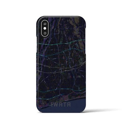 【磐田（静岡県）】地図柄iPhoneケース（バックカバータイプ）