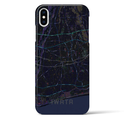 【磐田（静岡県）】地図柄iPhoneケース（バックカバータイプ）