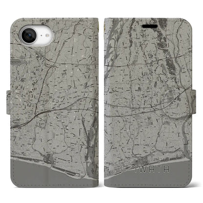 【磐田（静岡県）】地図柄iPhoneケース（手帳タイプ）