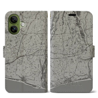 【磐田（静岡県）】地図柄iPhoneケース（手帳タイプ）