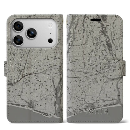 【磐田（静岡県）】地図柄iPhoneケース（手帳タイプ）