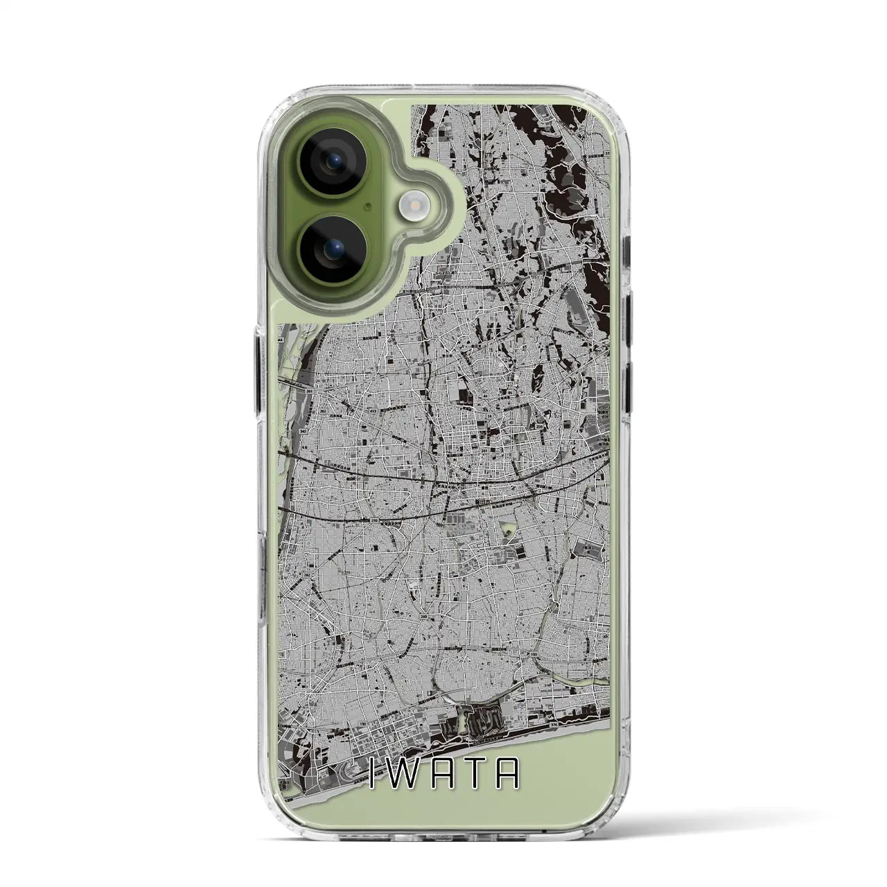 【磐田（静岡県）】地図柄iPhoneケース（MagSafeタイプ）