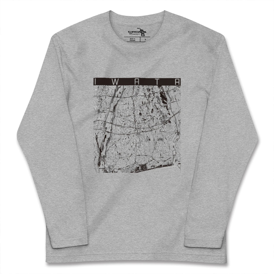 【磐田（静岡県）】地図柄ロングスリーブTシャツ