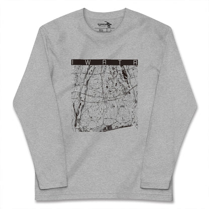 【磐田（静岡県）】地図柄ロングスリーブTシャツ