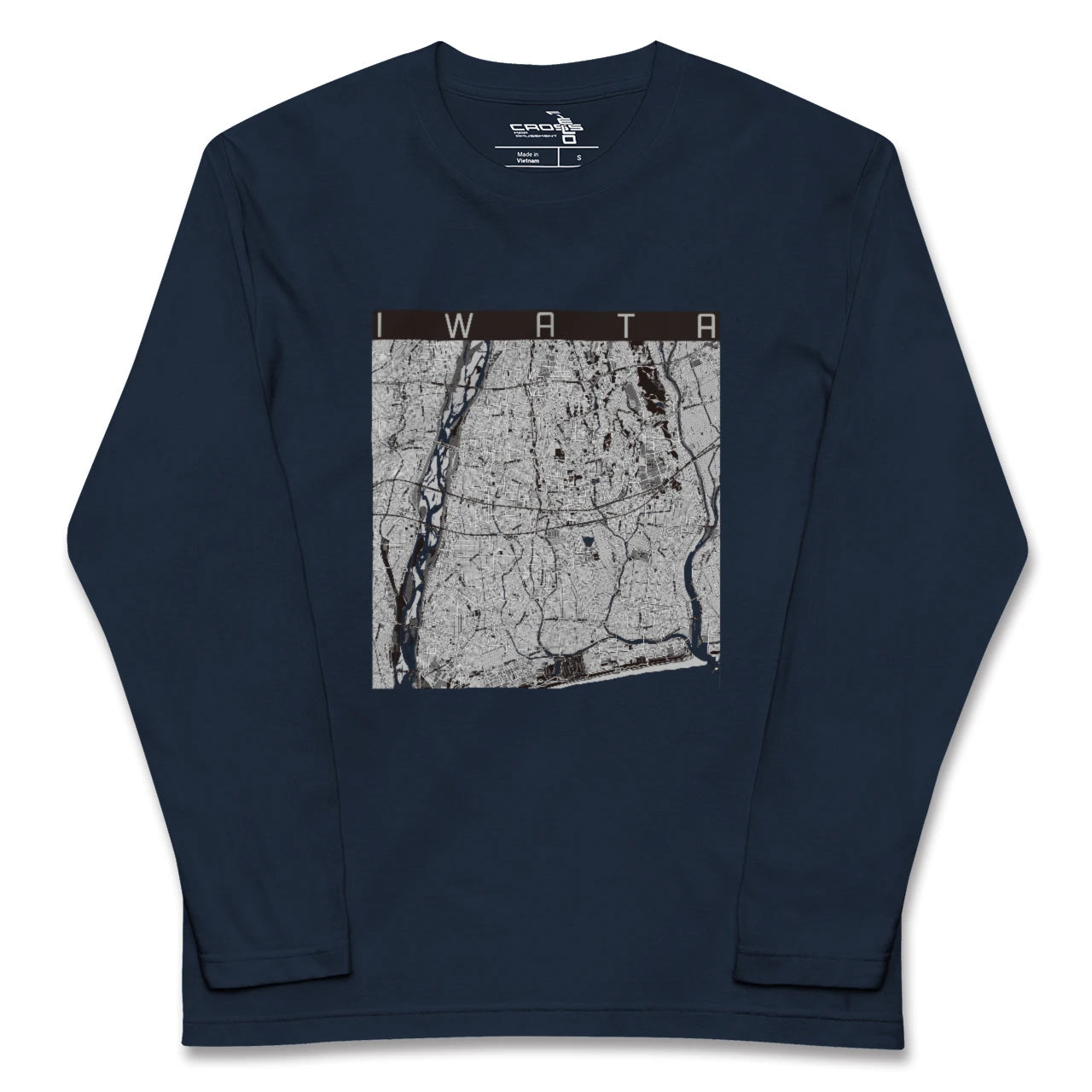 【磐田（静岡県）】地図柄ロングスリーブTシャツ