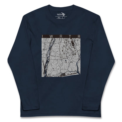 【磐田（静岡県）】地図柄ロングスリーブTシャツ