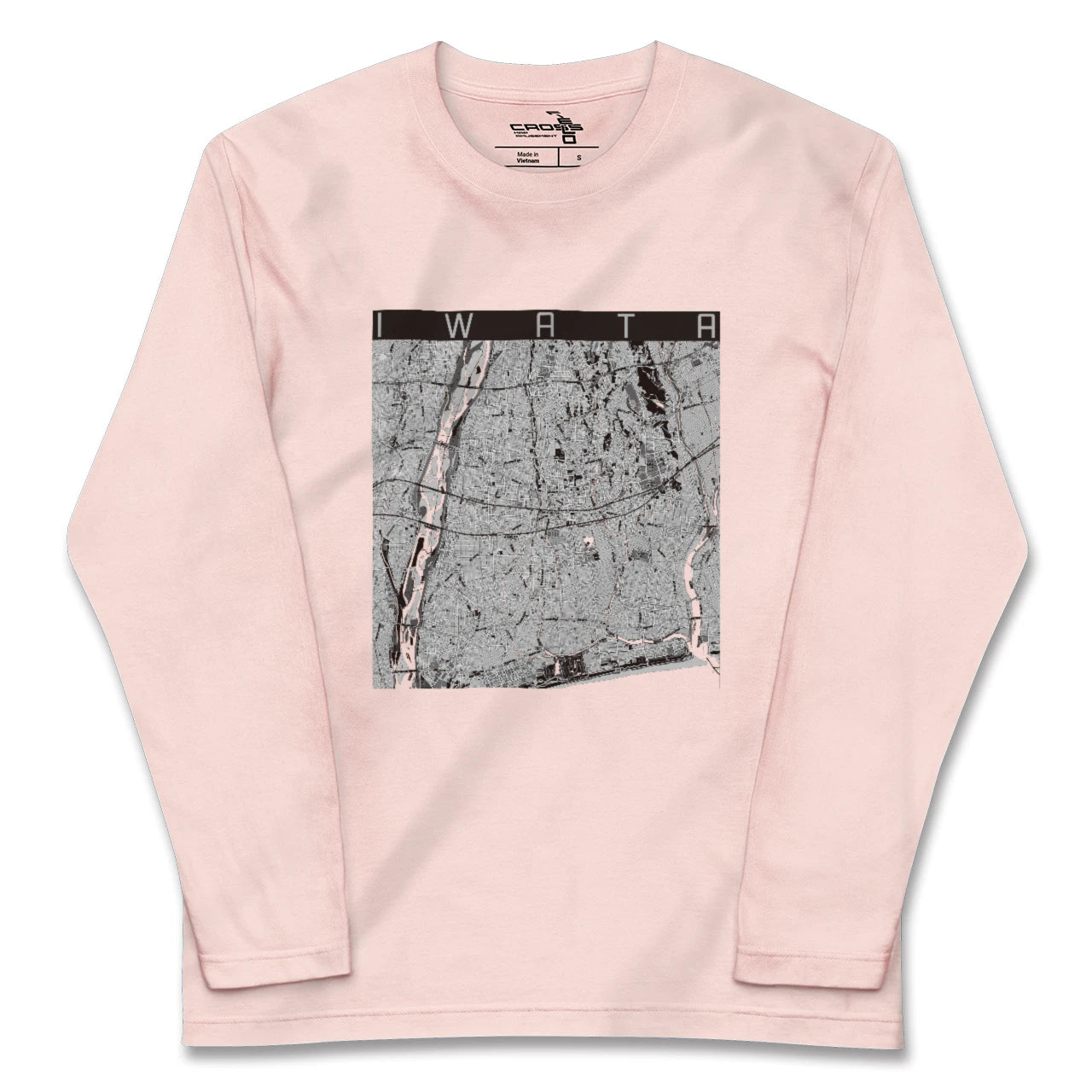 【磐田（静岡県）】地図柄ロングスリーブTシャツ