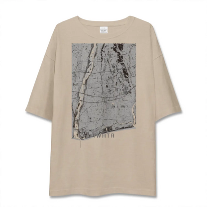 【磐田（静岡県）】地図柄ビッグシルエットTシャツ