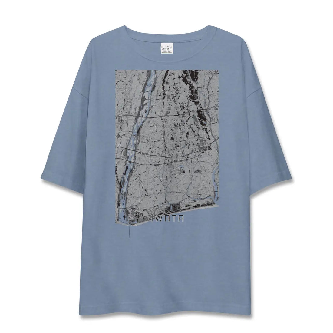 【磐田（静岡県）】地図柄ビッグシルエットTシャツ