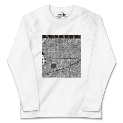 【岩塚（愛知県）】地図柄ロングスリーブTシャツ