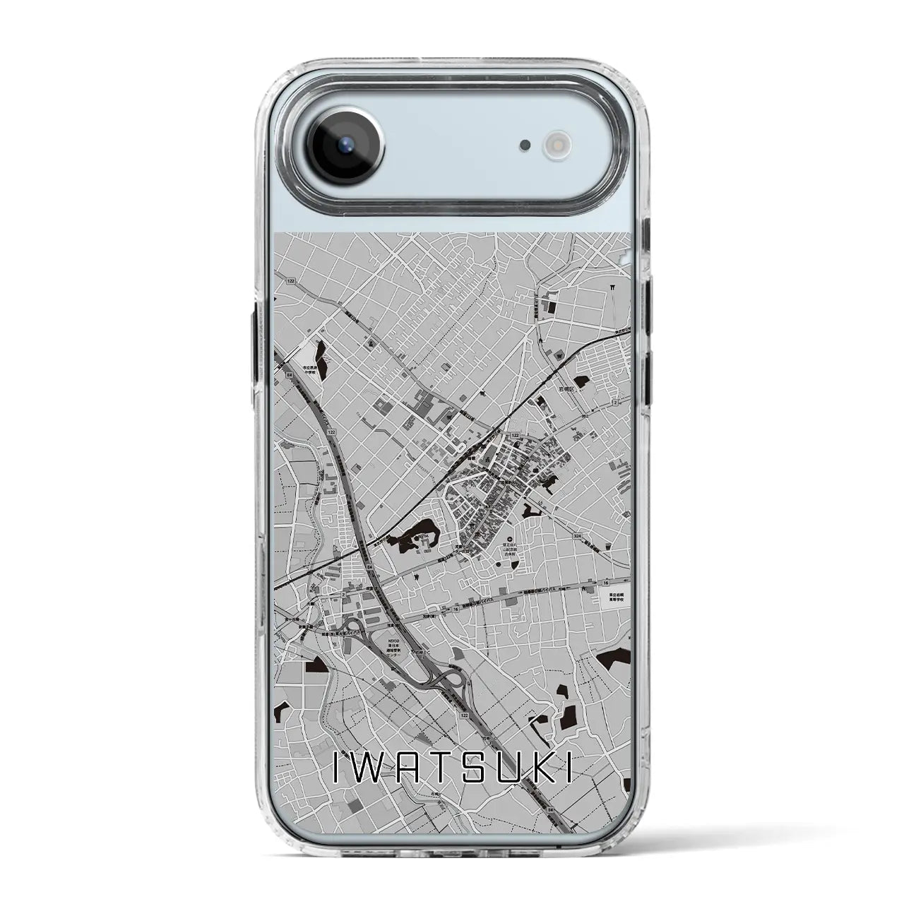 【岩槻（埼玉県）】地図柄iPhoneケース（MagSafeタイプ）